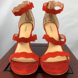 Limelight Orange Heels Size 7
